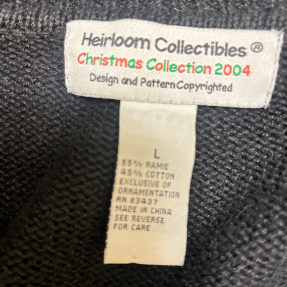 Vintage Cardigan Sweater Size L - ❤️Holiday Cardinal - Picture 10 of 10